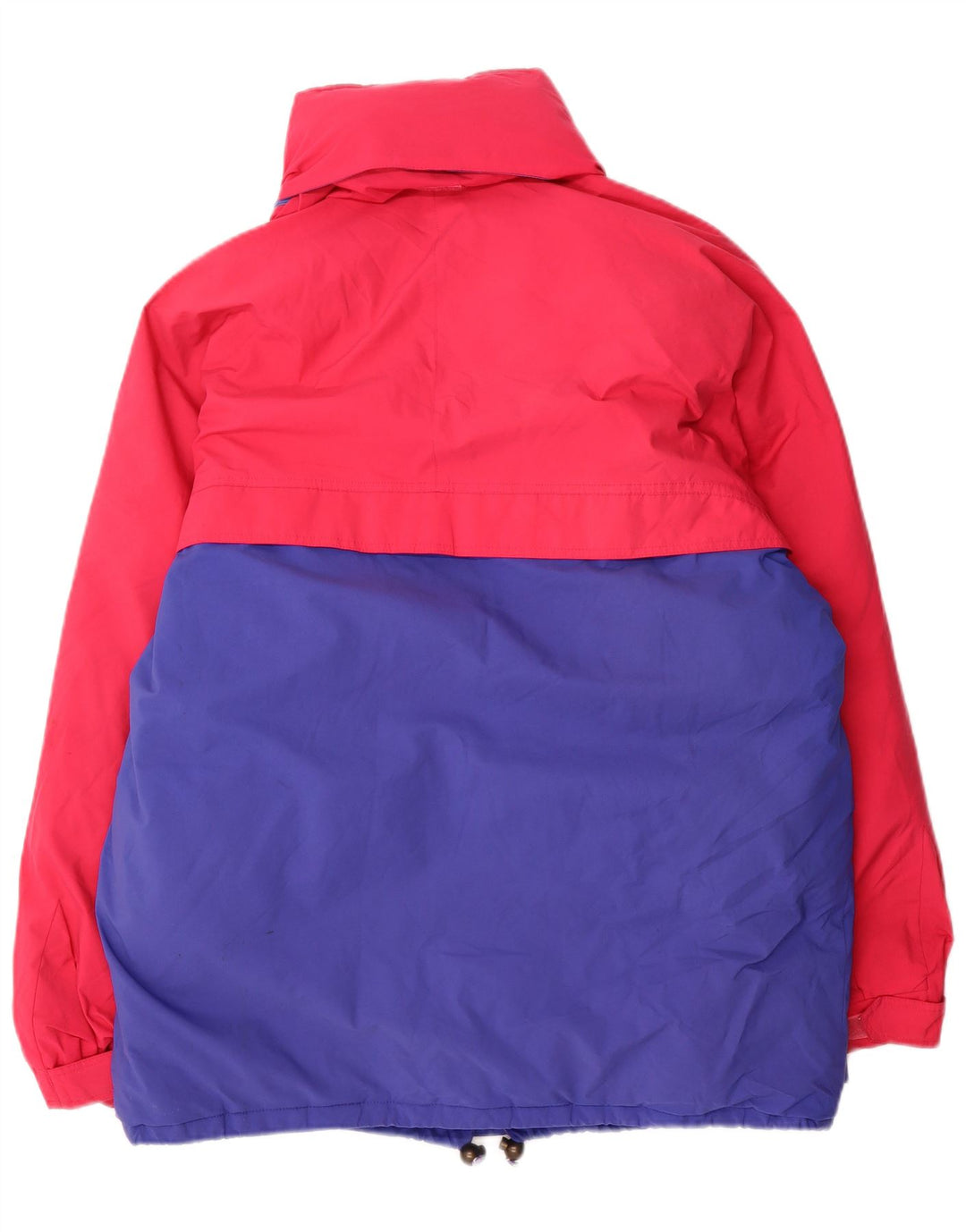 FILA Herre hættepolstret jakke UK 40 XL Pink Colourblock Polyester