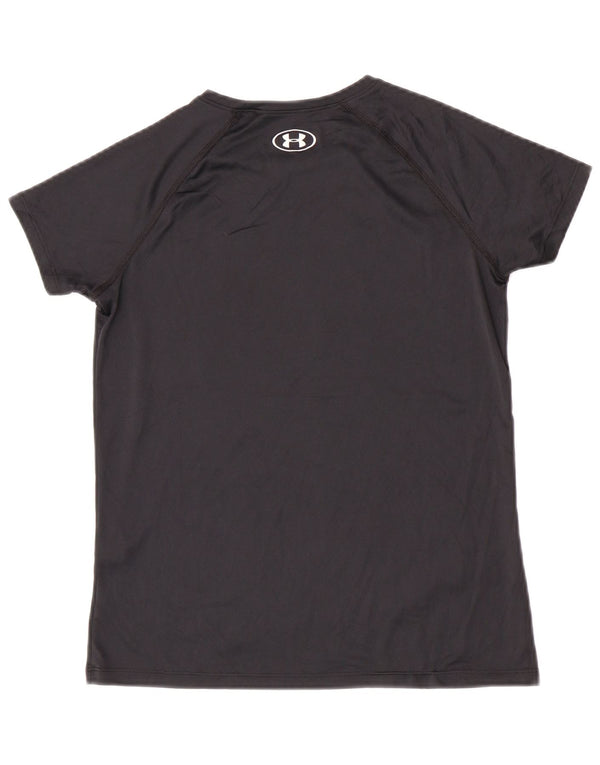 Under Armour Girls Grafisk T-Shirt Top 13-14 år XL Sort Sports