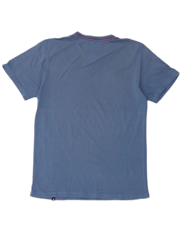 Joe Browns Herre grafisk T-shirt Top Medium Blue Bomuld