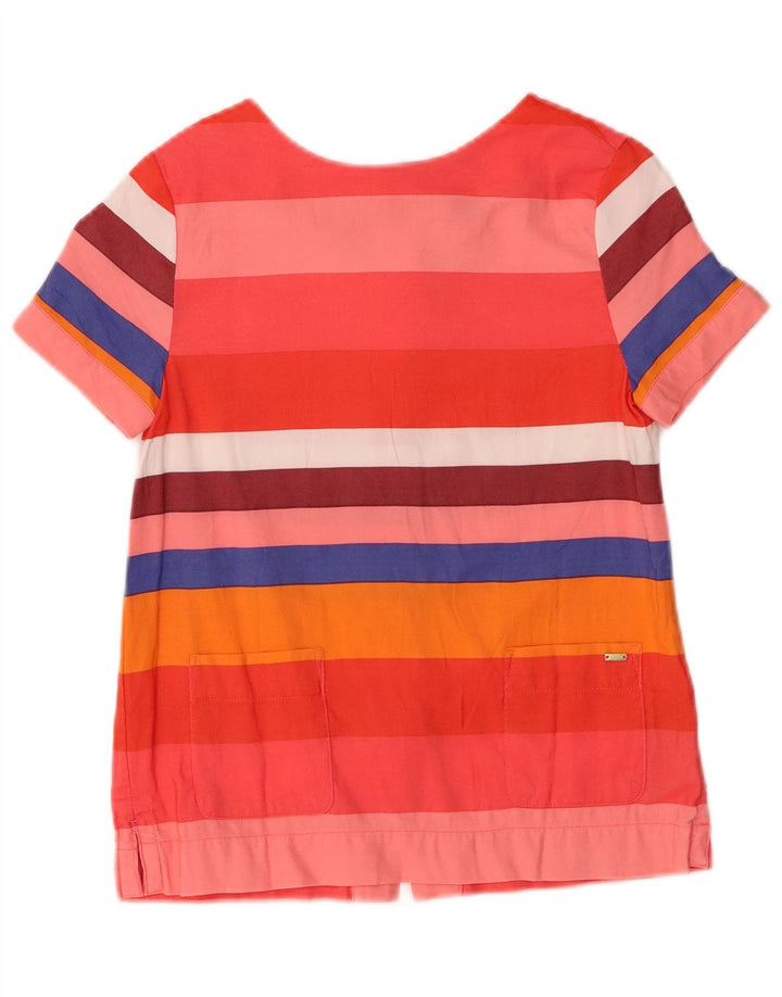TOMMY HILFIGER Pigebluse Top 8-9 år Medium rødstribet viskose