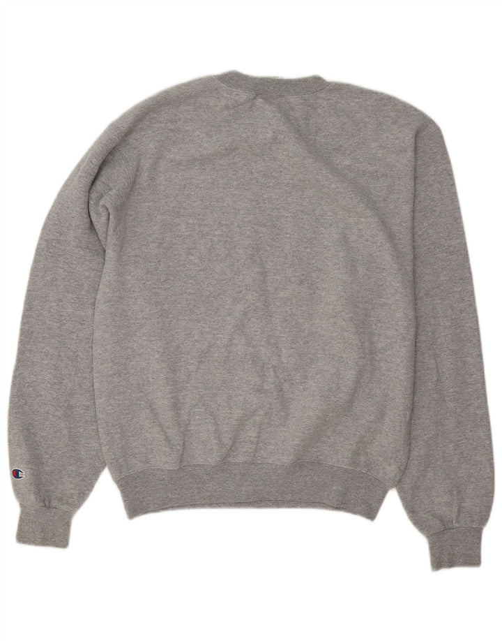 Champion Herre Grafisk Regular Fit Sweatshirt Jumper Lille Grå
