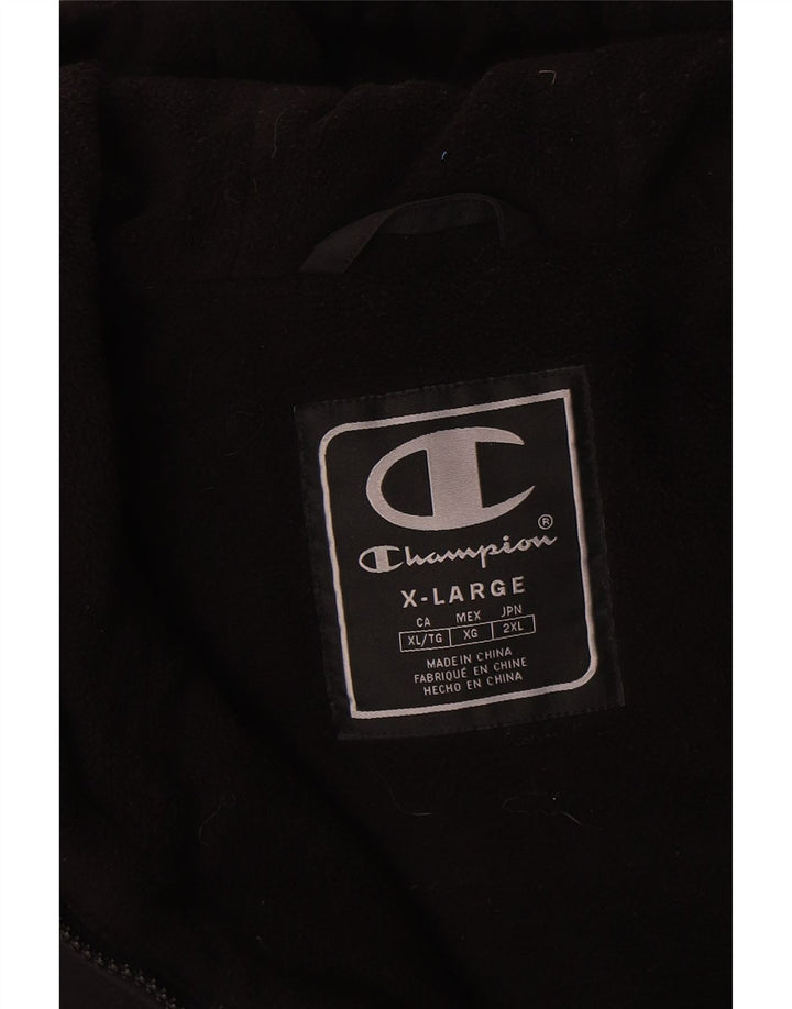 Champion Herre Hættejakke Anorak UK 42 XL Sort Polyamid
