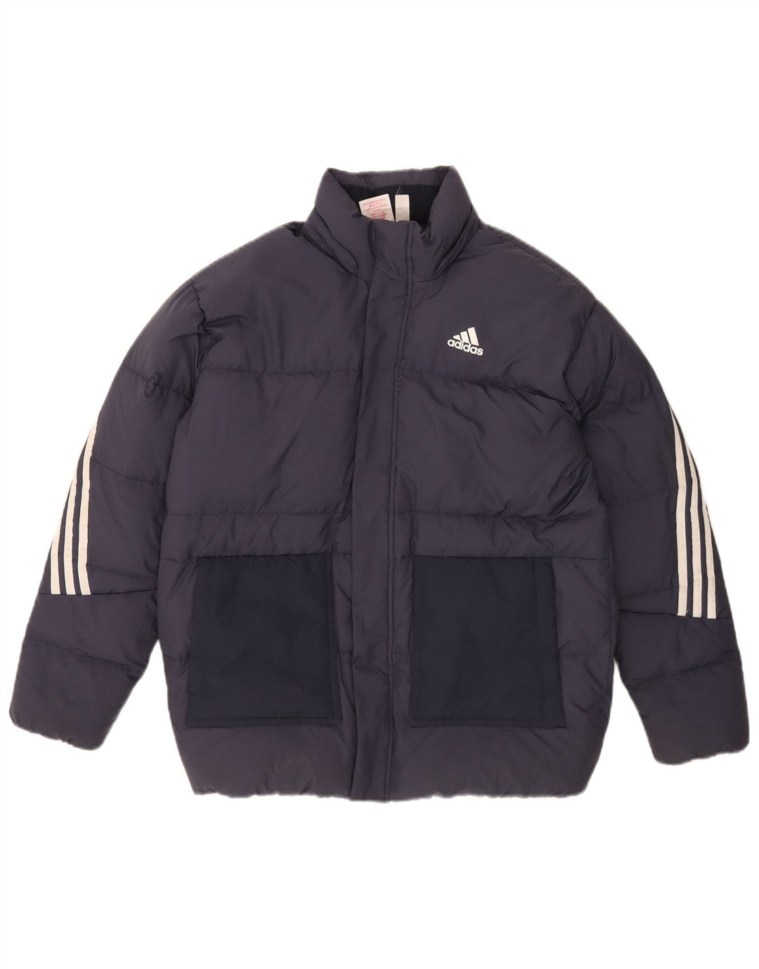 Adidas drenge polstret jakke 13-14 år marineblå polyester
