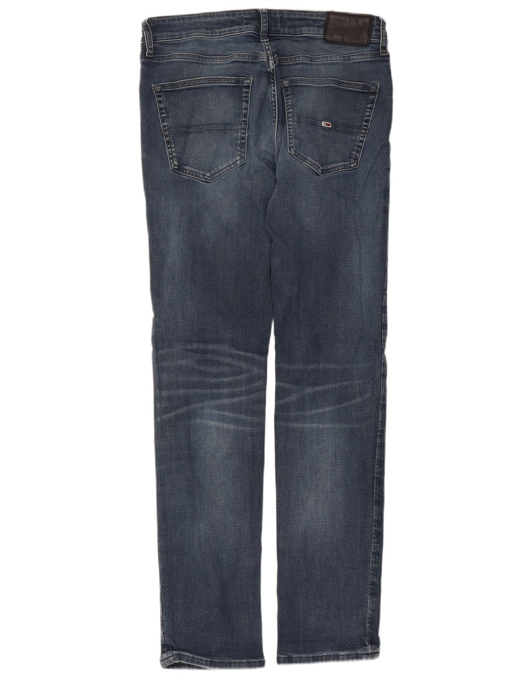 TOMMY HILFIGER Straight jeans til mænd W32 L32 blå bomuld