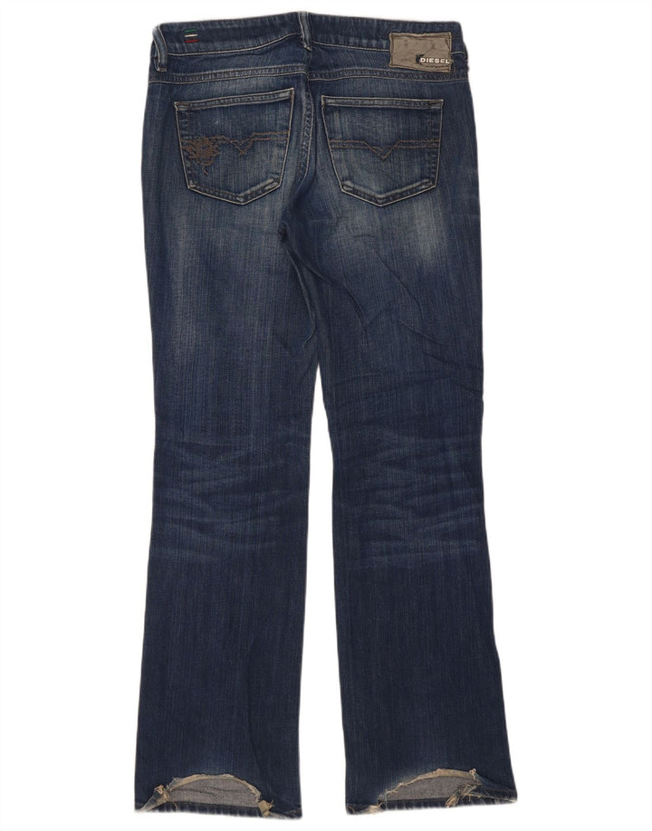 Diesel Herre Ronhary Stretch Bootcut Jeans W29 L30 Marineblå Bomuld