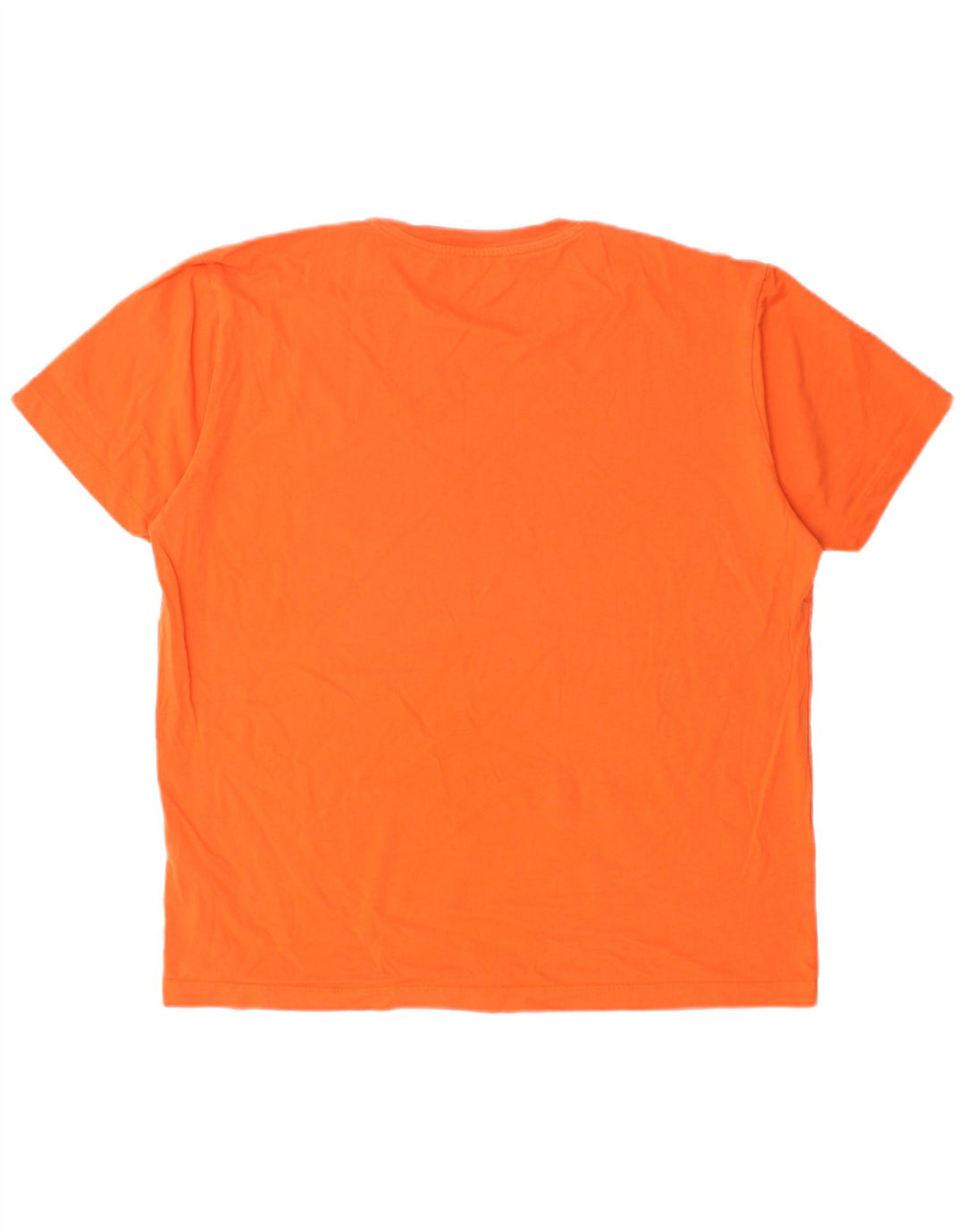 DIESEL Drenge T-Shirt Top 15-16 År Stor Orange Bomuld