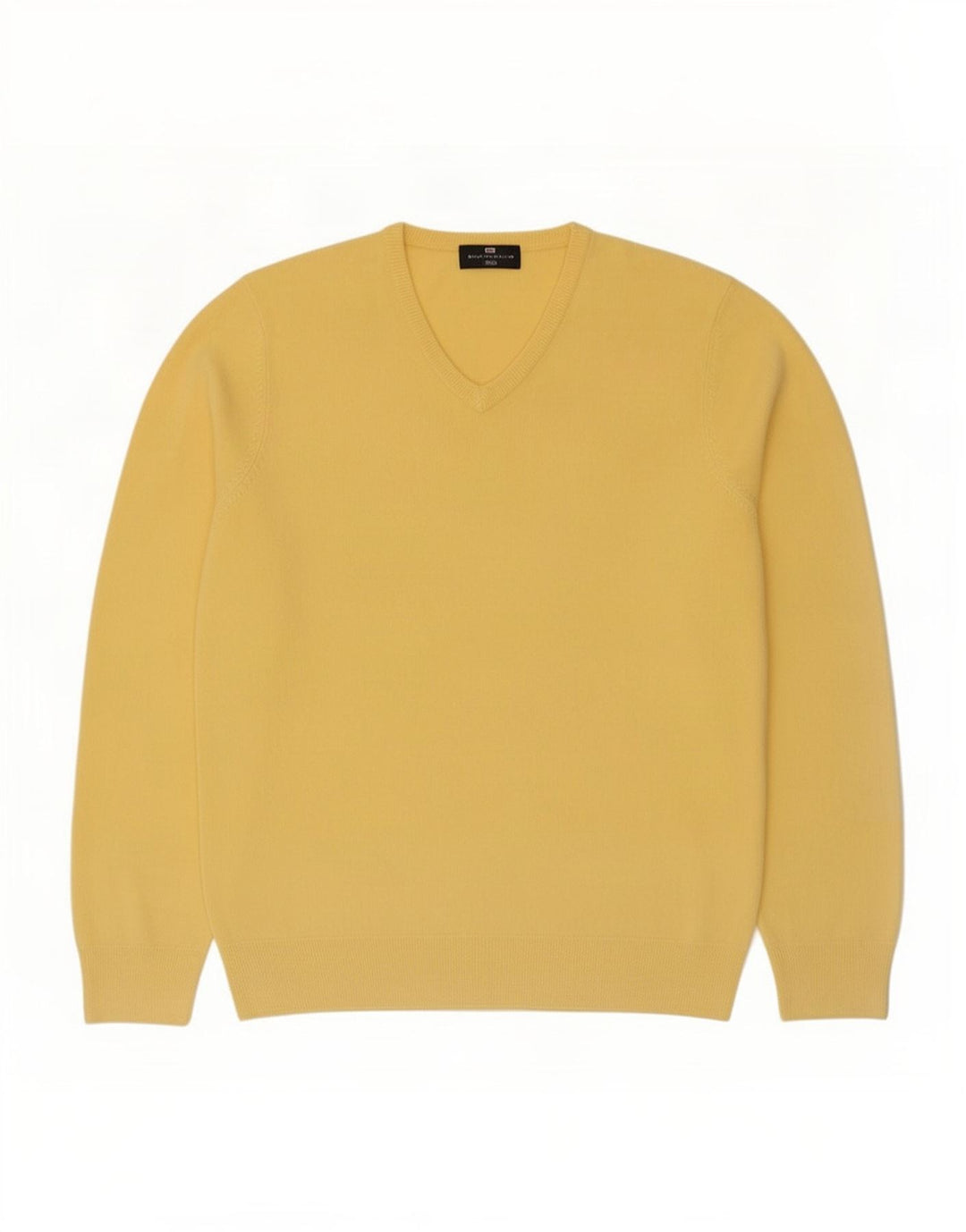 Marks & Spencer Herre V-hals sweater Medium Gul Akryl