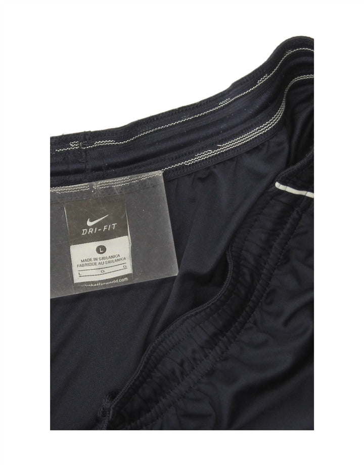 Nike Herre Dri Fit Sportshorts Store Marineblå Colourblock Polyester