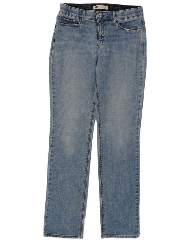 LEVI'S Dame 525 Straight Jeans US 10 Large W32 L31 Blå