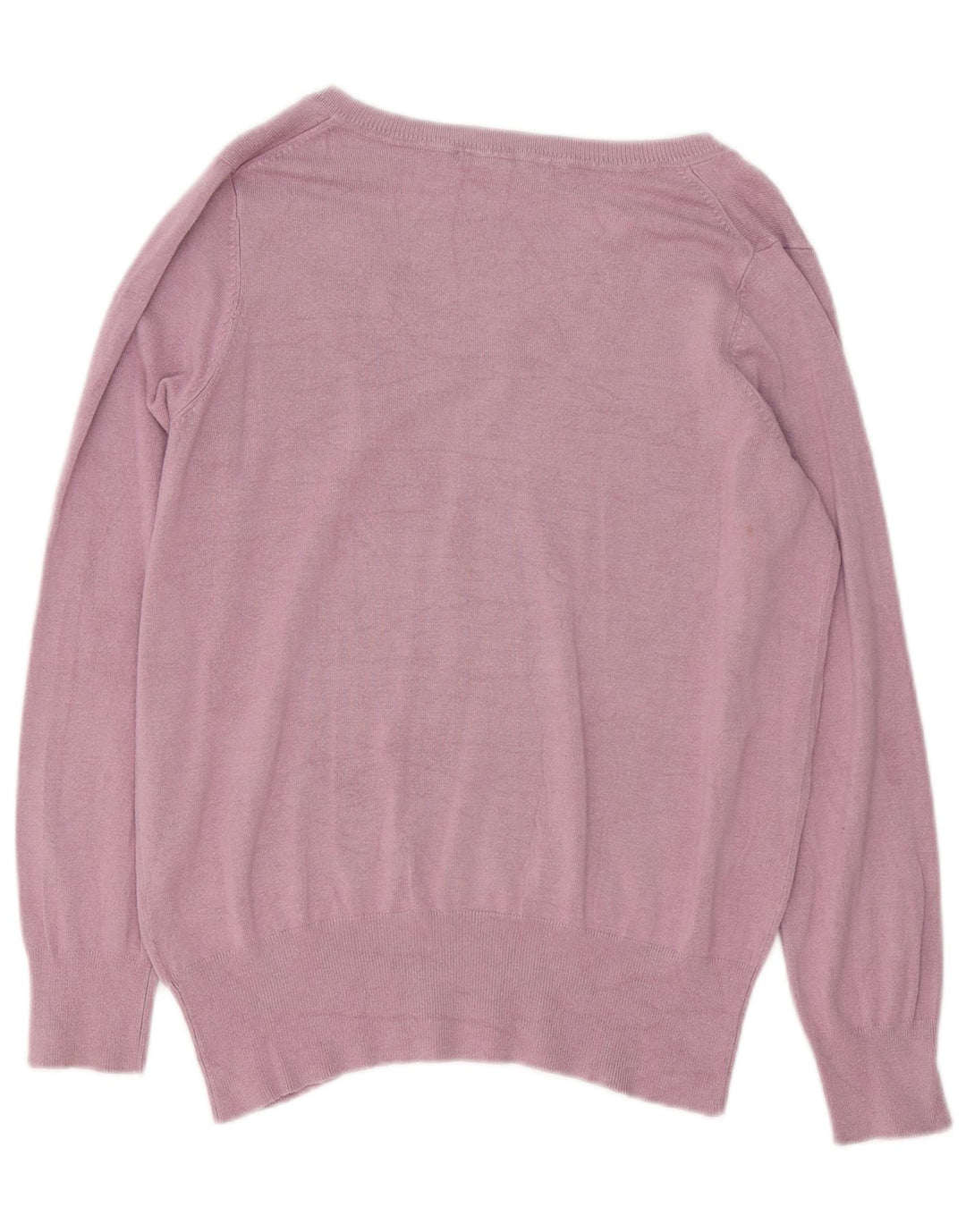 Marks & Spencer Dame V-hals sweater UK 16 Large Purple