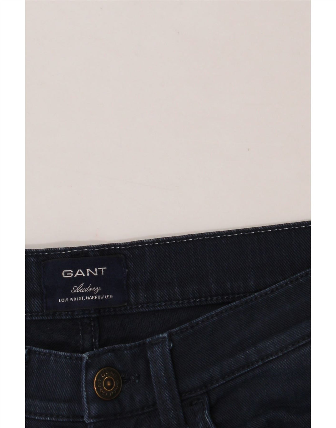 GANT Womens Slim Jeans Size 25 W25 L28 Navy Blue Cotton Vintage Gant and Second-Hand Gant from Messina Hembry 