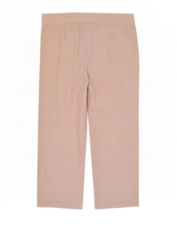 Marks & Spencer Dame Loose Fit Casual Bukser UK 22 3XL W42 L31 Hvid