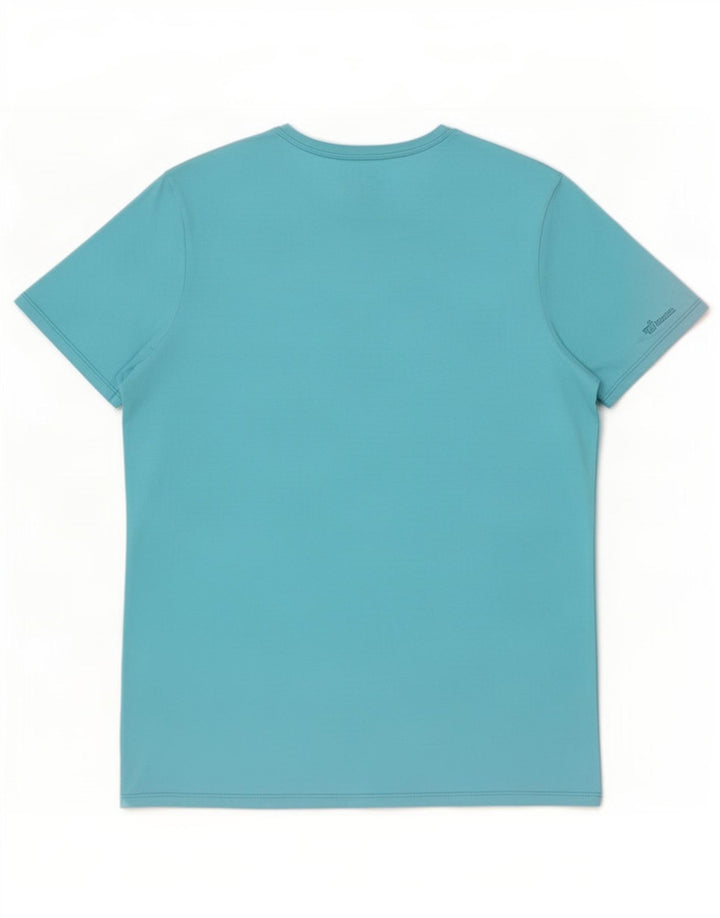 Nike Herre Athletic Cut Grafisk T-shirt Top Medium Blue Bomuld