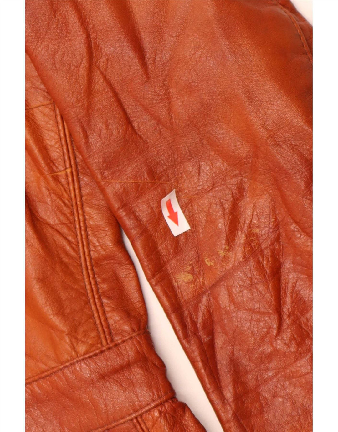 Vintage Herre UK 34 XS brunt læder