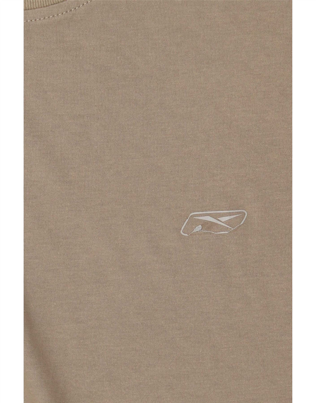 Reebok Herre T-Shirt Top Medium Khaki Bomuld