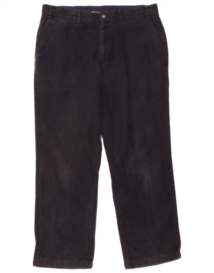 MARKS & SPENCER Herre Blue Harbor Chinobukser W36 L29 Marineblå