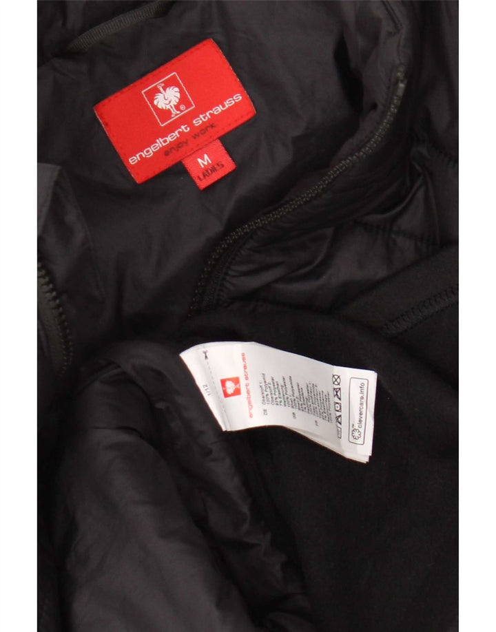 Engelbert Strauss polstret jakke til kvinder UK 14 Medium Black Colourblock