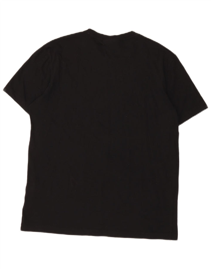 Emporio Armani Herre T-Shirt Top Medium Sort Bomuld