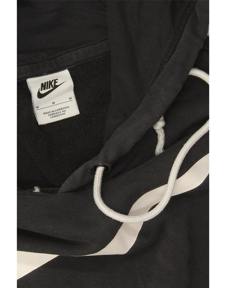 Nike grafisk hættetrøje til mænd mellem sort bomuld