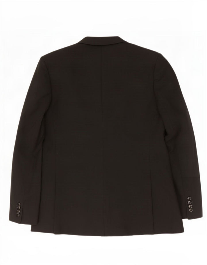Marks & Spencer Herre 2-knaps blazerjakke Størrelse 44 XL Sort Polyester