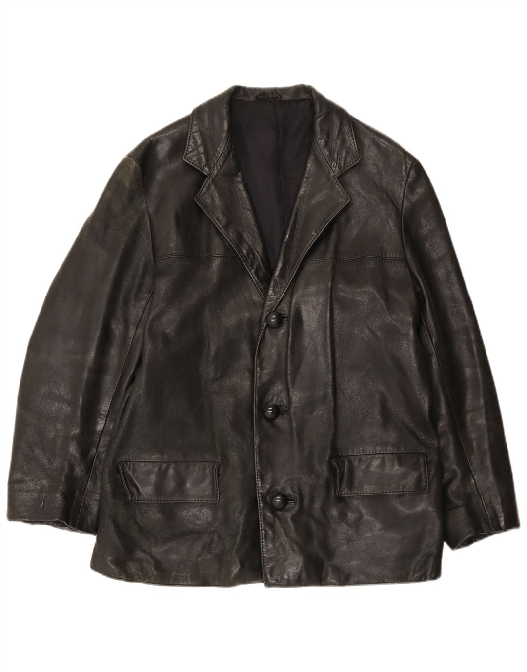 Vintage herre læderjakke UK 38 Medium Black
