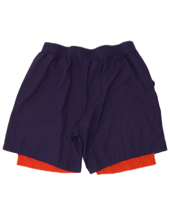 Asics Herre Sportshorts XL Marineblå Colourblock Polyester