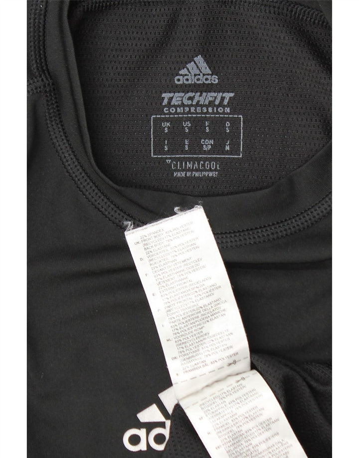 ADIDAS Mens Climacool Top Long Sleeve Small Black Polyester