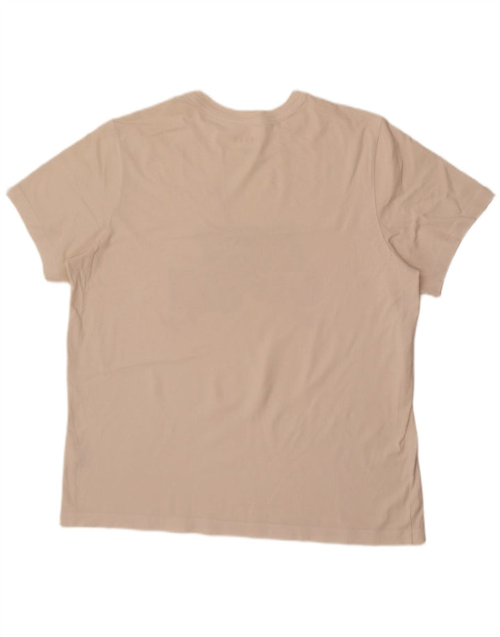 Jordan Herre Grafisk T-Shirt Top XL Hvid Bomuld