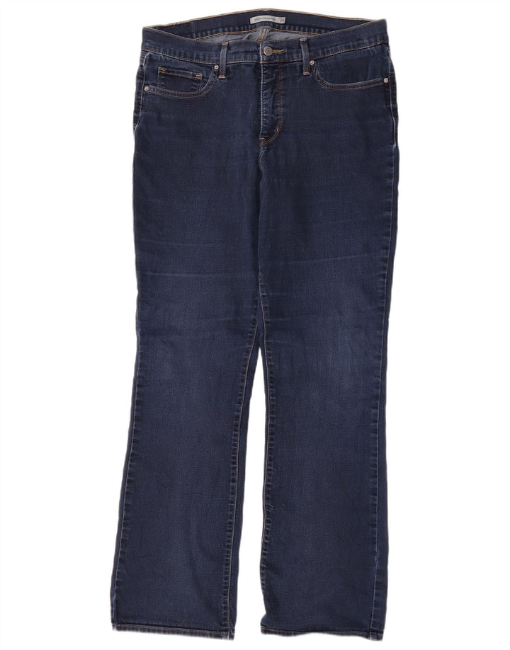 Levi's Dame 315 Shaping Bootcut Jeans W32 L31 Marineblå Bomuld