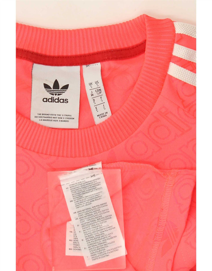 Adidas Herre grafisk T-shirt Top Lille Pink Polyester