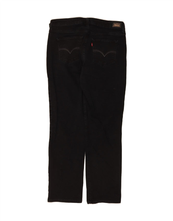 LEVI'S Womens Straight Jeans US 18 2XL W32 L30 Black Cotton Vintage Levi's and Second-Hand Levi's from Messina Hembry 