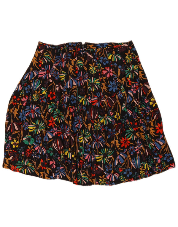 Boden Dame A-Line Nederdel UK 8 Small W30 Multicolored Floral