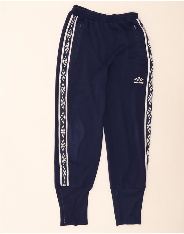 Umbro Herre Grafisk træningsdragt Bukser Joggers Large Navy Blue Polyester