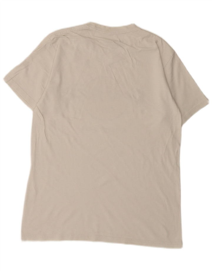 Hard Rock Cafe Herre Amsterdam Grafisk T-Shirt Top Medium Off White Bomuld