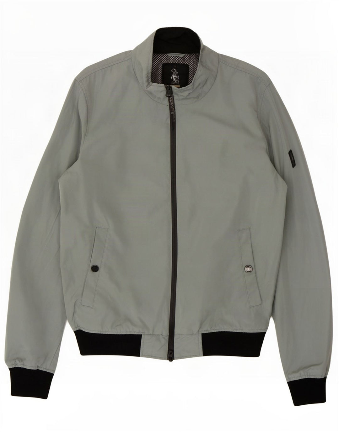 Refrigue Herre Bomber Jacket UK 38 Medium Grey Colourblock Polyester