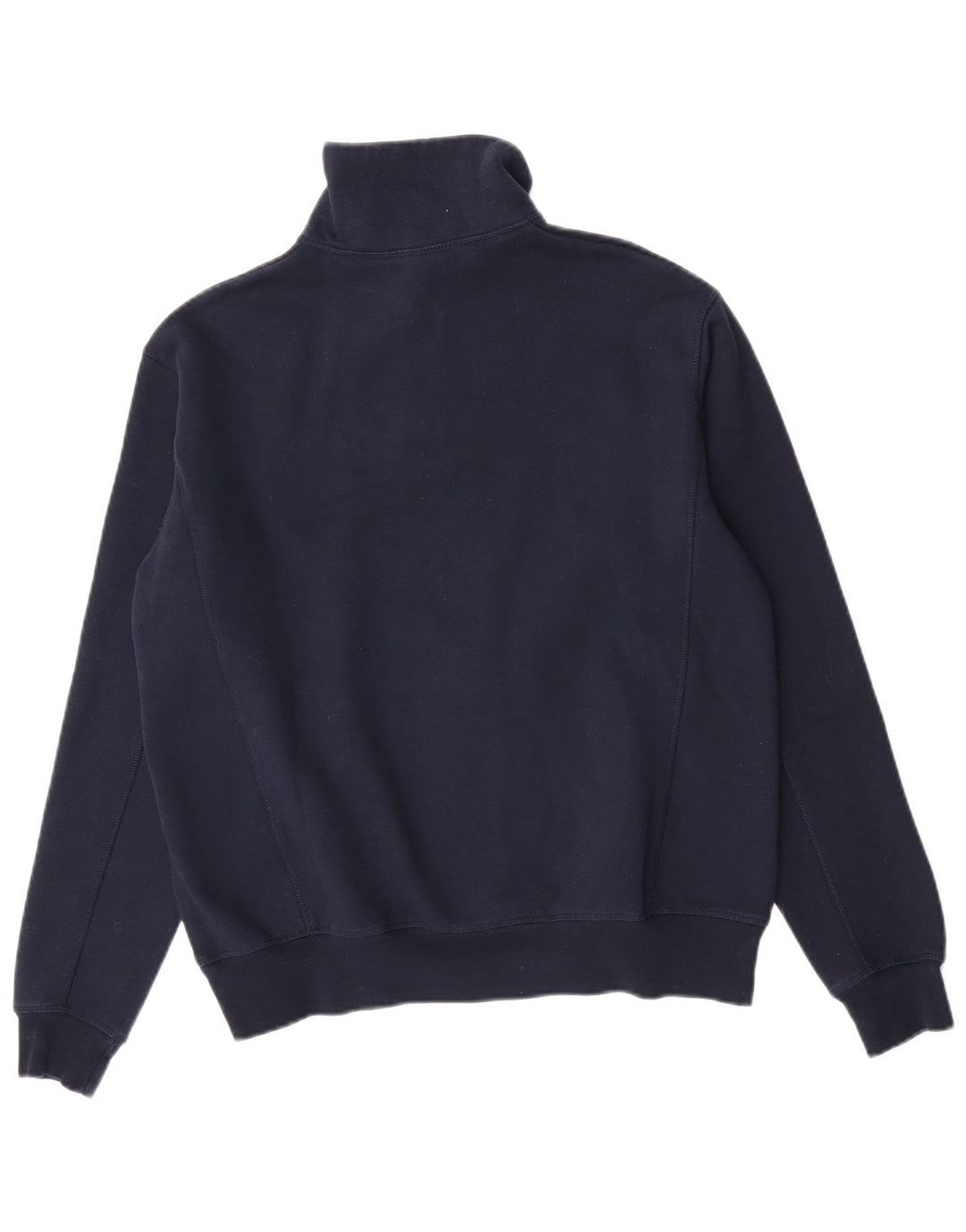 Zara Sweatshirt med lynlås til mænd, lille marineblå polyester