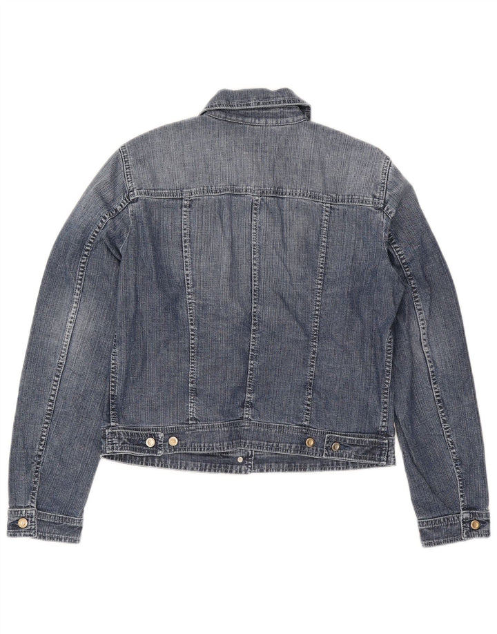 Trussardi Dame denimjakke UK 14 Medium Blue