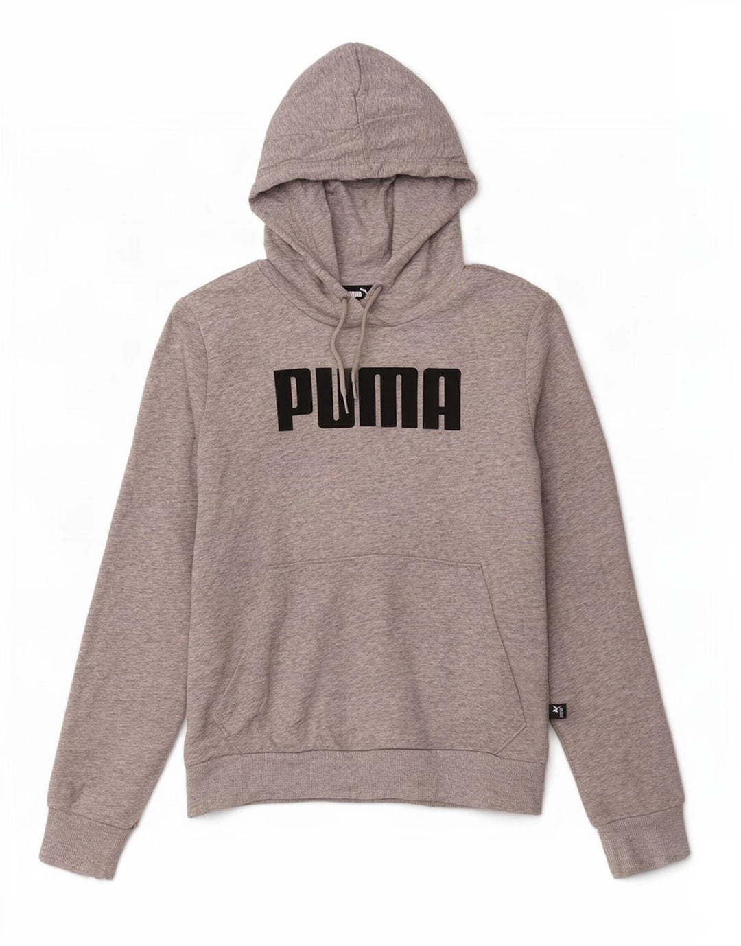 Puma Graphic Hoodie Jumper UK 14 Medium Grey Bomuld