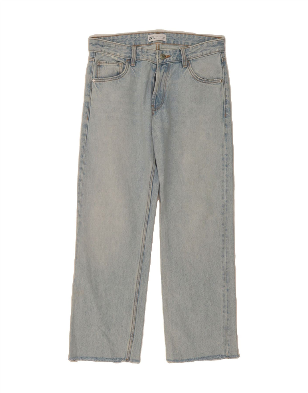 ZARA Womens Straight Jeans EU 36 XS W26 L26 Blue Vintage Zara and Second-Hand Zara from Messina Hembry 