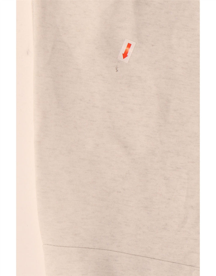 NIKE Mens Tracksuit Trousers Joggers Small Off White Cotton