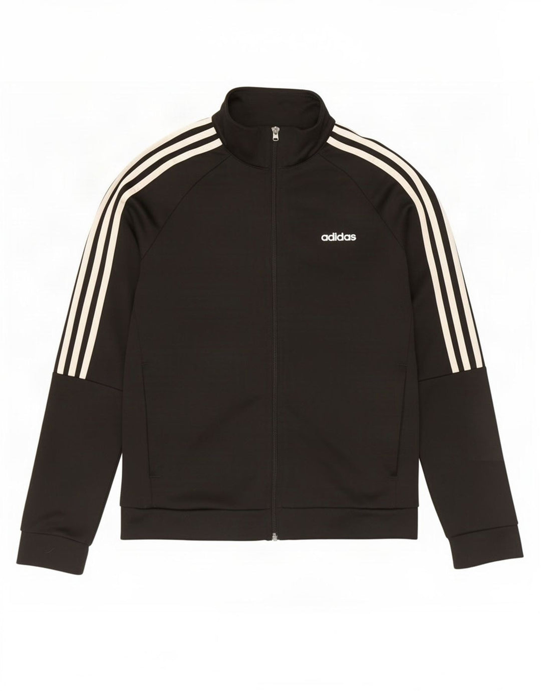 Adidas træningsdragt topjakke til kvinder UK 12/14 Medium Black Polyester