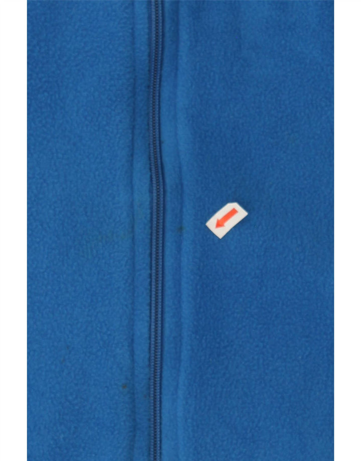 PIERRE CARDIN Mens Fleece Jacket UK 46 3XL Blue Colourblock Polyester Vintage Pierre Cardin and Second-Hand Pierre Cardin from Messina Hembry 