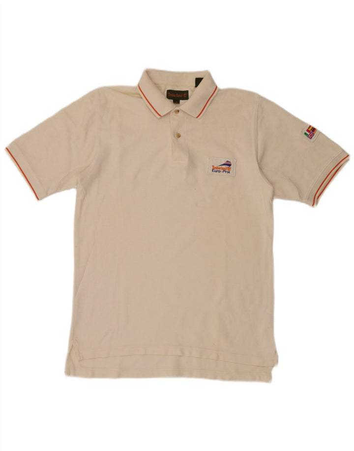 Timberland herre poloskjorte lille beige stribet bomuld