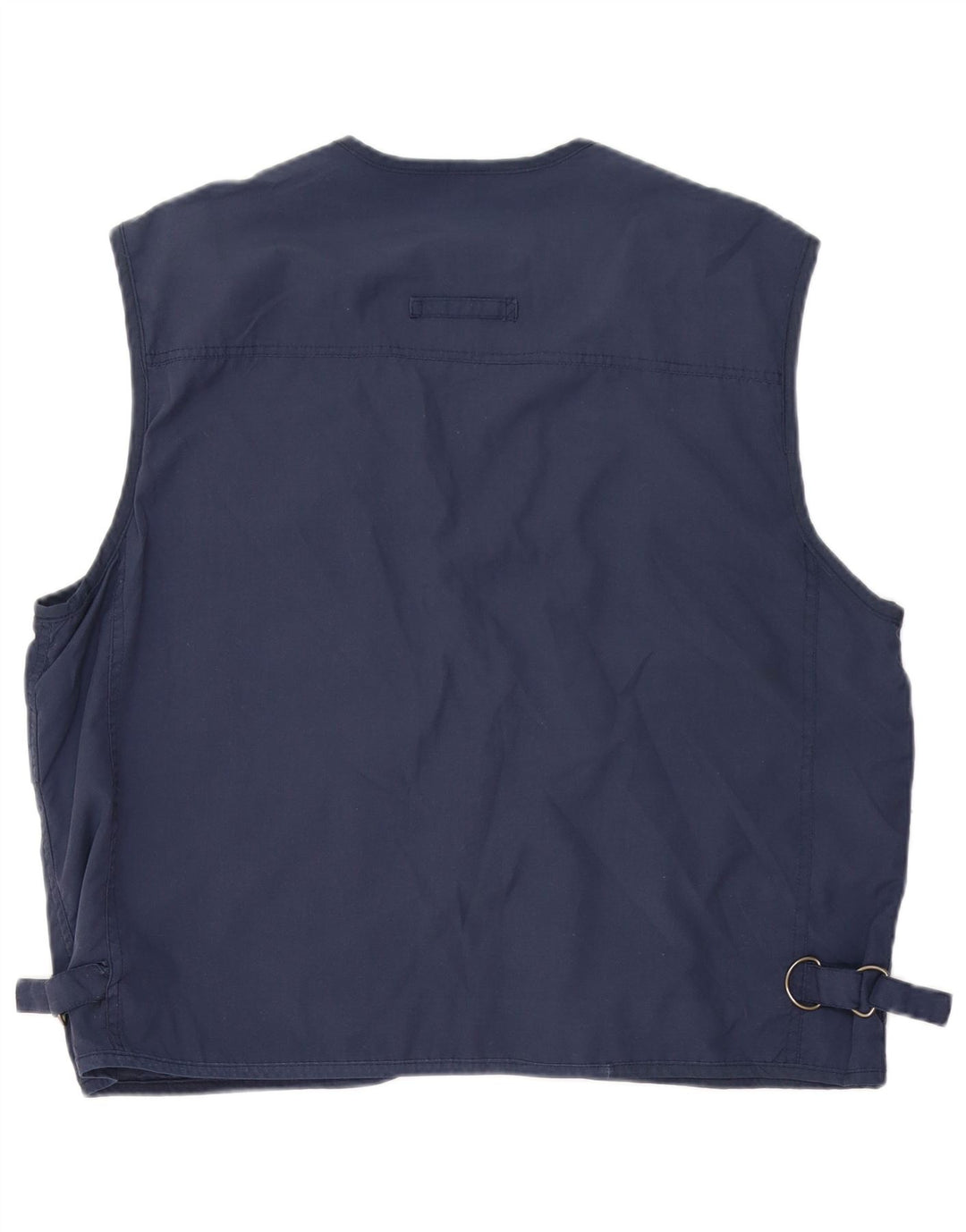 VINTAGE Herre Utility Gilet UK 42 XL Navy Blue