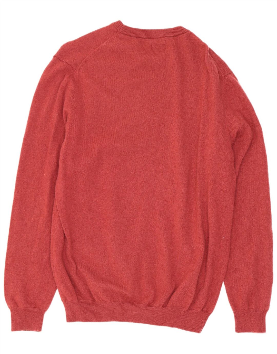 Massimo Dutti Herre Crew Neck Jumper Sweater XL Rød Uld