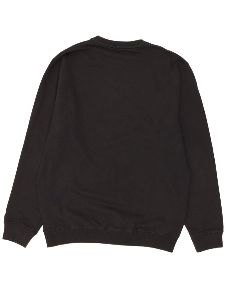 Kappa Herre Grafisk Sweatshirt Jumper XL Sort Bomuld
