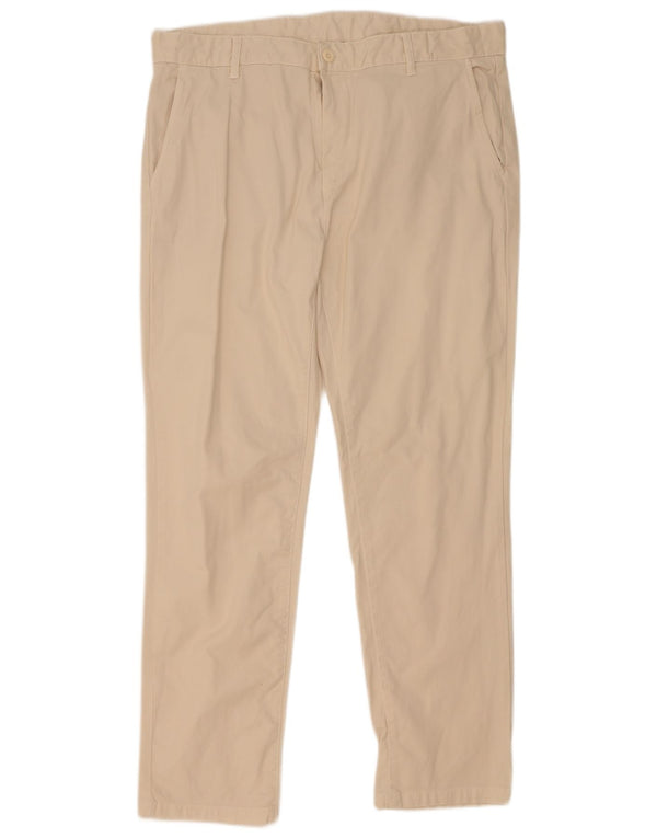 Zara Herre Slim Chino Bukser EU 44 Large W34 L31 Beige