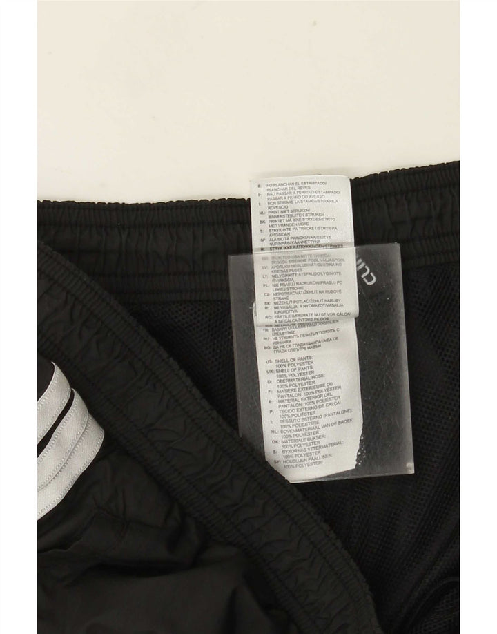 ADIDAS klimasikre træningsdragtsbukser til kvinder UK 12 mellemgrå polyester