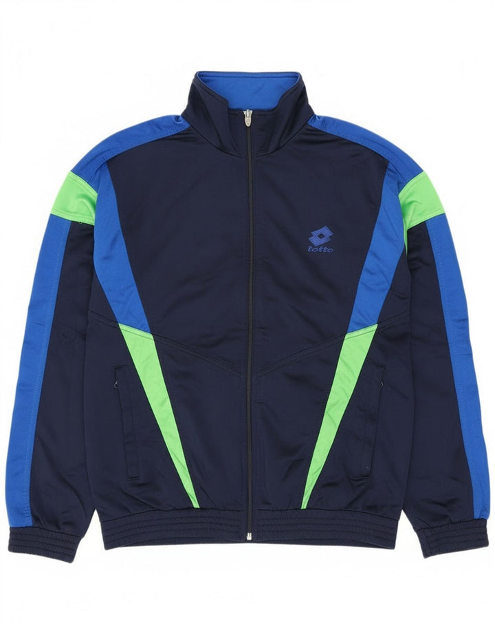 Lotto Træningsdragt til mænd Topjakke UK 40/42 Stor marineblå farveblok