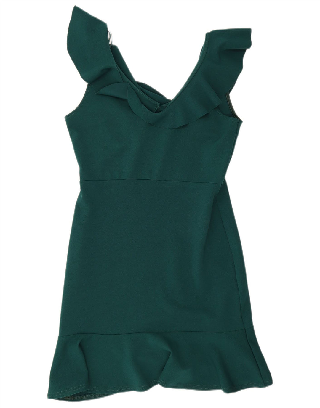 Quiz Kvinders Ærmeløs Skede Kjole UK 12 Medium Green Polyester